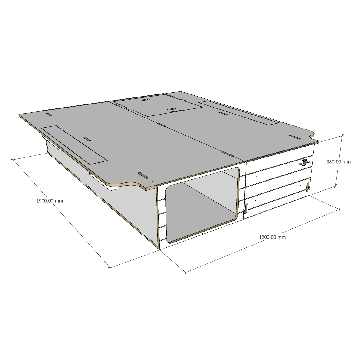 Byron Bed - Van Conversion Kit - Vanera
