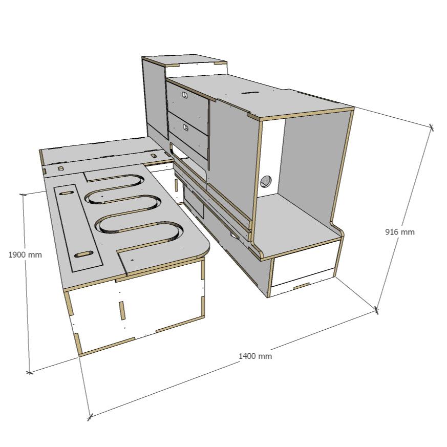 3rd Door Troopy - Camper Conversion Kit