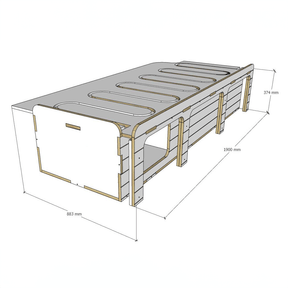 Crescent Couch - Van Conversion Kits