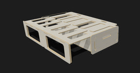 Crescent Couch FLAT PACK - Van Conversion Kit