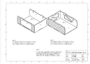 Crescent Couch FLAT PACK - Van Conversion Kit